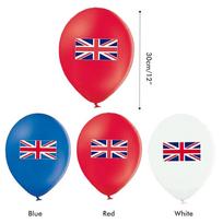 Union Jack Logotipo Balionų Rinkinys Raudoni Mėlyni Balti Balionai Vestuvių Šventės Dovanėlės Reikmenys Dekoracijos