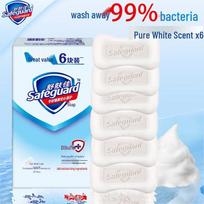 Safeguard Classic gaivaus kvapo grynai balti muilo gabalėliai (6 x 100g)