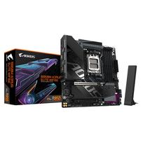GIGABYTE Motherboard||AMD B850|Socket AM5|micro ATX|RAM DDR5-SDRAM|4x Slots|Wi-Fi Yes|Bluetooth Yes|2x Number of M.2 (M) slots|B850M AORUS ELITE WIFI6E (rev. 1.x)|B850MAELTWF6E1.1
