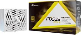 Seasonic Focus GX-1000 ATX 3.1 1000W Power Supply, 20+4 pin ATX, White
