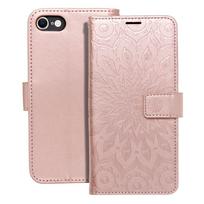 MEZZO iPhone 7 / 8 / SE (2020) / SE (2022) Book-style Case, Mandala, Rose Gold