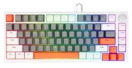 Savio Keyboard Gasket Magnetic ASTRAL OUTEMU White Jade 3-color keycaps