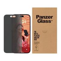 PanzerGlass ® Privacy Screen Protector iPhone 15 | Ultra-Wide Fit w. EasyAligner | Bulk
