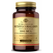Solgar Methylcobalamin Vitamin B12 1000 mcg 60 nuggets