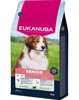 Eukanuba Life Care Senior sausas maistas mažų ir vidutinių veislių senyviems šunims su ėriena ir ryžiais, S/M, 12 kg