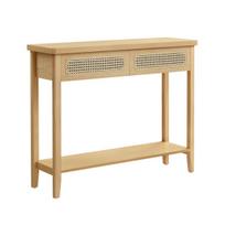 Konsolės stalas, VASAGLE, 30x80x100 cm, ąžuolo beige spalvos.
