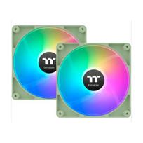 Thermaltake CT140 Reverse ARGB 140mm Case Fan CL-F201-PL14MG-A Green 2pcs