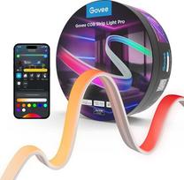 "Govee COB Strip Light Pro" 3 m, "Smart LED Strip RGBIC" su šilta balta spalva, 3780 šviesos diodų juosta, 1350 lm, suderinama su "Alexa", "Google Assistant" ir "Matter", "Cuttable Fairy Lights" su muzikos sinchronizavimu miegamajam