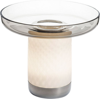 Artemide Stalo lempa Bontà belaidė, 21,4 cm, pilka