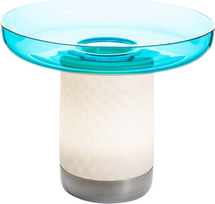 Artemide Stalinė lempa belaidė Bontà, turkio spalvos, 21,4 cm
