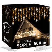 Kalėdinė girlianda varvekliai, 500 LED, 22,5 m