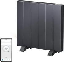 EMKE elektrinis šildytuvas, energiją taupantis elektrinis šildytuvas, 1000 W stacionarus arba sieninis, elektrinis šildytuvas su LCD ekranu, savaitiniu laikmačiu, nuotolinio valdymo pulteliu, konvektorinis šildytuvas