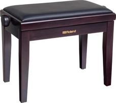 Rožinio medžio "Roland" pianino suolas su minkšta vinilo sėdyne - RPB-200RW