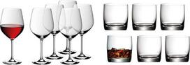 WMF vyno taurė Raudonojo vyno taurės Burgundijos spalvos 6 taurių rinkinys "Easy Plus" 23,5 cm 700 ml taurė Aukštos kokybės elegantiška krištolo stiklinė ir viskio stiklinė "Tumbler" viskio taurė 6 taurių rinkinys "Easy Crystal Glass" 300 ml