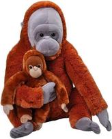 "Wild Republic" Mama ir kūdikis Jumbo Orangutanas, didelis pliušinis žaislas, 76 cm, dovanų idėja vaikams, pliušinis žaislas su kūdikiu, milžiniškas pliušinis žaislas, pagamintas iš perdirbtų vandens butelių