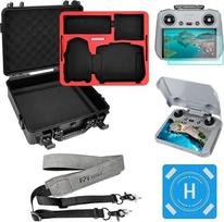 FPVtosky Drone Mini 4 Pro priedai 5-in-1 rinkinys, dvisluoksnis Mini 4 Pro dėklas, nusileidimo aikštelė, dirželis, ekrano apsauga, skėčio dangtelis DJI Min 4 Pro [tik Mini 4 Pro RC 2]