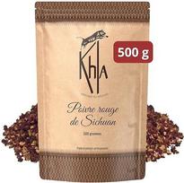Khla - Sičuano pipirai raudonieji ekologiški 500g - raudonųjų Sičuano pipirų uogos - Sičuano pipirų uogos - raudonieji pipirai sveiki - tiesiogiai iš gamintojo - kilmė Kinija