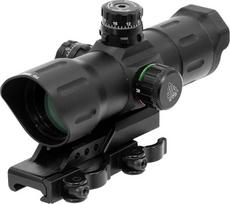 UTG 6" ITA raudonos/žalios spalvos CQB T-dot taikiklis su QD laikikliu