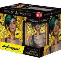 Cyberpunk 2077 Judy & Gustav Klimt puodelis | Reaguojantis į karštį 450 ml