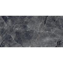 Mexen Eternity Nero blizgančio akmens masės glazūruota plytelė rekt. G1, grindų ir sienų plytelė 120 x 60 cm, blizgi