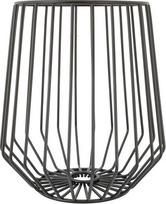 "Point-Virgule" metalinis vaisių krepšelis, skandinaviška namų puošmena, vielinis krepšelis, juodas, 23,5 x 25,5 cm