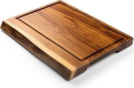 "Style de Vie" pjaustymo lenta "Acacia Wood" su natūraliais kraštais ir sulčių kanalu 40 x 29 x 3 cm