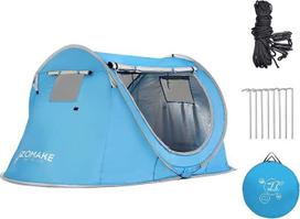 Pop Up palapinė Pop Up palapinė Beach Cabana Automatinis savarankiškas surinkimas Vandeniui atspari ventiliacija ir apsauga nuo UV spindulių 2-3 asmenų kempingo saulės atspalvis