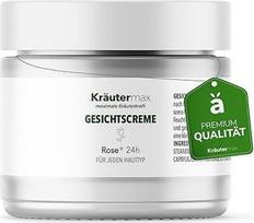 Rožinis veido kremas veidui su Damasceno rožių žiedlapių vandeniu Natūrali kosmetika 1 x 50 ml