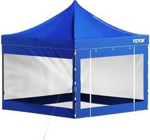 VEVOR sulankstoma pavėsinė 3 x 3 m 240 g PVC dengta poliesterio iškylančioji pavėsinė
