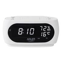 Adler AD 1186W alarm clock Digital alarm clock Black, White