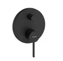 Hansgrohe Zesis S – į sieną įmontuojamas maišytuvas, skirtas 2 vartotojams, matinis juodas 74415670