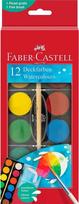 Faber-Castell - Watercolour paint box - 12 colours large (125018)