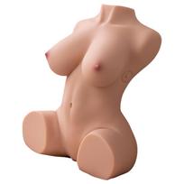 XISE Dania - masturbatorius torso - stūmimo funkcija - kūno spalva