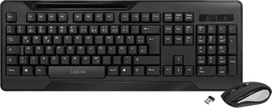 Logilink 2.4 GHz wireless keyboard and mouse, black