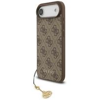 GUESS Etui 4G Charms Collection MagSafe for iPhone Air, brown