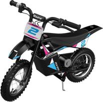 Razor DEMO Dirt Rocket MX125 Decals - Black/Pink