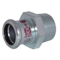 Presuojamas cinkuoto plieno antgalis RM Steelpress, Išorinis sriegis, 2"1/2x76,1