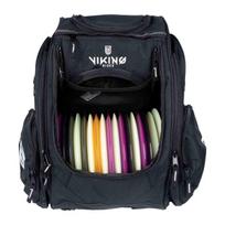 Frisbio golfo krepšys Viking Discs Rucksack Pro, juodas