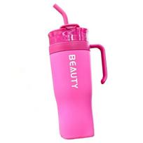 Gertuvė su Šiaudeliu 1200 ml, Rožinė