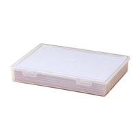 Plastikinė laikymo dėžė su užsegamu dangteliu popieriams ir klasės organizavimui, sudedama dokumentų laikiklio ir žurnalų organizatoriaus pakuotė A4 storage box