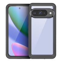 IP68 atsparus vandeniui telefono dėklas Google Pixel 10 Pro XL, nardymui 2 m gylyje, plaukimui po vandeniu, lauko sportui, tvirtas, skaidrus dangtelis Google Pixel 10 juoda