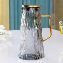 Glacier Pattern Glass Cold Water Pitcher