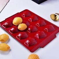 12 skylučių Madeleines kepimo forma