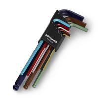 Bondhus šešiakampių raktų rinkinys – 1.5–10 mm – 9 vnt.