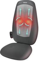 "HoMedics Shiatsu" nugaros ir pečių masažuoklis - reguliuojamas masažo krėslas, palengvinantis sustingimą / įtampą su 3 zonų nustatymais, atpalaiduojantis visus, viršutinius ir apatinius nugaros raumenis, ritinėlis, vibracija, raminanti šiluma - juodas