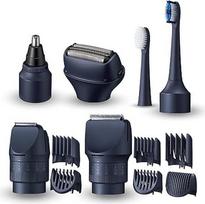 "Panasonic MULTISHAPE" modulinė kūno priežiūros sistema vyrams, barzdos/plaukų kirpimo mašinėlė, barzdos/plaukų/kūno kirpimo mašinėlė, 3 peiliukų skutimosi galvutė, elektrinis dantų šepetėlis ir nosies/ausų/antakių kirpimo priedas