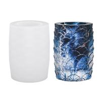 Silicone Mold For Resin Flower Pot 3D Petal Design Jewelry Container Making DIY Home Decoration Garden Planter 1