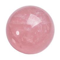 Rožinio kvarco kristalinė sfera 4 cm Mažas kristalinis rutulys namų biuro dekoracijoms ir meditacijoms Meilės ir harmonijos stiprinimui 1