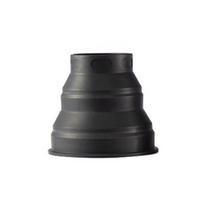 Sulenkiamas silikoninis objektyvo gaubtas 53-72mm/72-112mm fotoaparato objektyvams, atspindžių mažinantis dizainas, apsauga nuo saulės aiškioms nuotraukoms 1 black