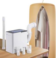 Nešiojama 4-in-1 elektrinė drabužių džiovyklė, 700W laikmatis, kompaktiška namams ir kelionėms (Baltas) balta